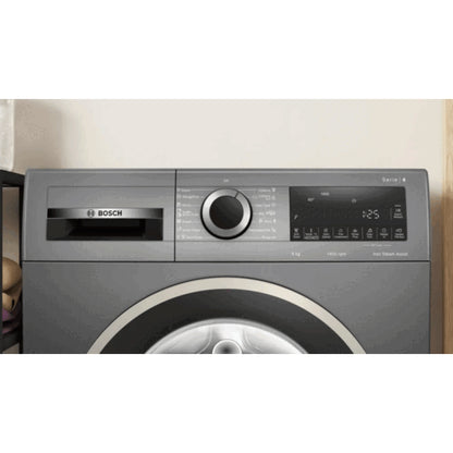 Bosch 9kg Dark Grey Series 4 Front Loader Washing Machine - WGA244ZRZA