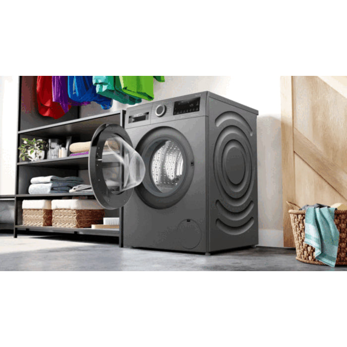 Bosch 9kg Dark Grey Series 4 Front Loader Washing Machine - WGA244ZRZA