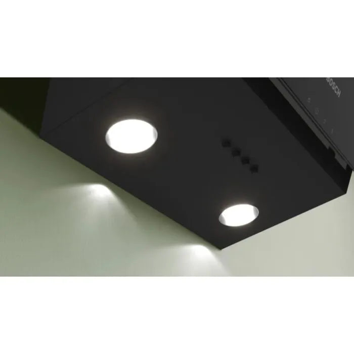 Bosch 60cm Black Series 2 Wall-Mounted Extractor Hood - DWK63PJ60Z