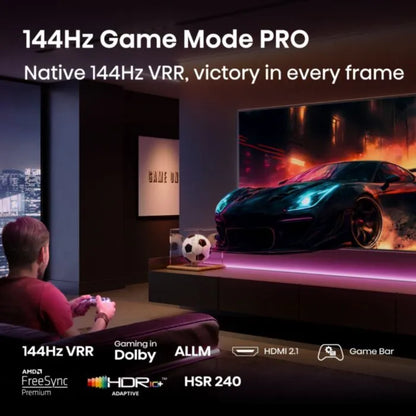Hisense 100" 4K 144HZ QLED Gaming TV - 100Q7Q
