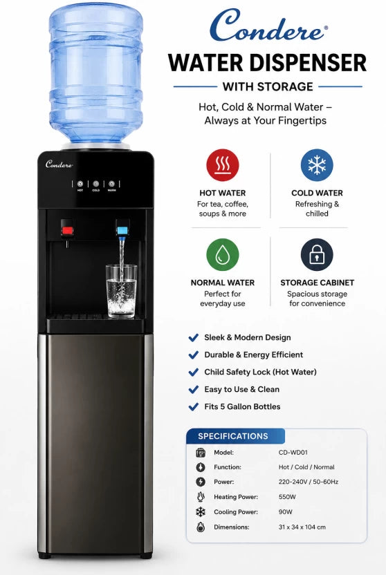 Condere Summer Cool Counter Top Water Dispenser
