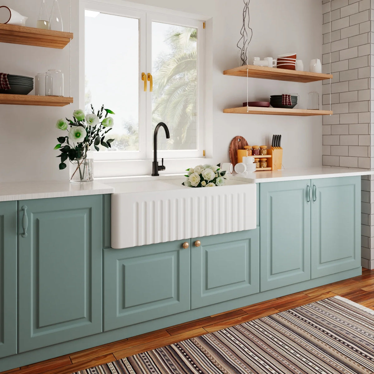 Flavio Butler Sink 850x460mm Double