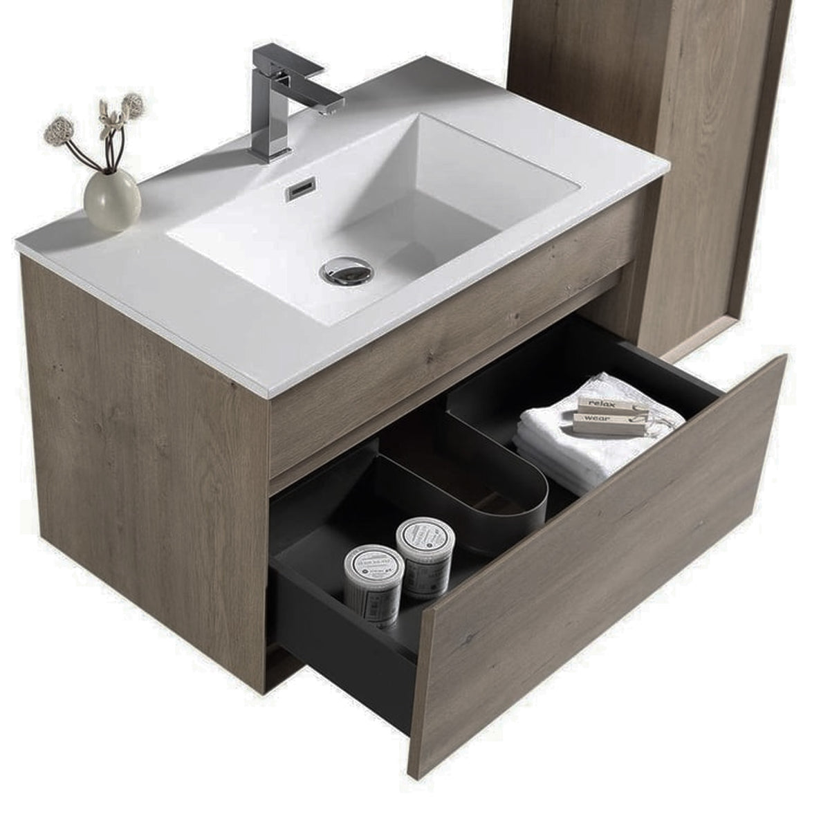 Sofia Highveld Oak Vanity 750