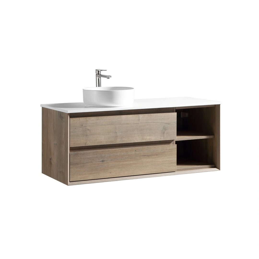 Oslo Forest Vanity 1200 & Slab Excl Basin