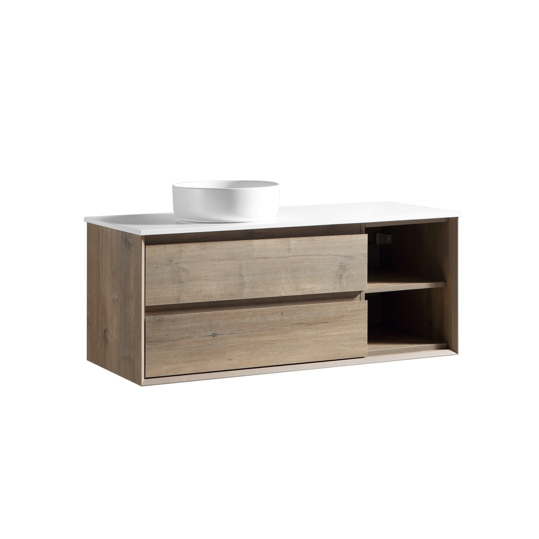 Oslo Forest Vanity 1200 & Slab Excl Basin