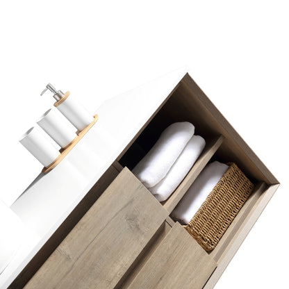 Oslo Forest Vanity 1200 & Slab Excl Basin