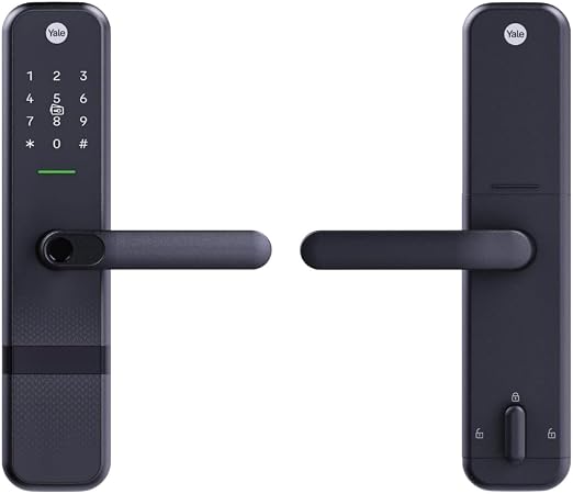 Yale Zuri Smart Biometric Door Lock – Bluetooth, Fingerprint, PIN, RFID & Key Access