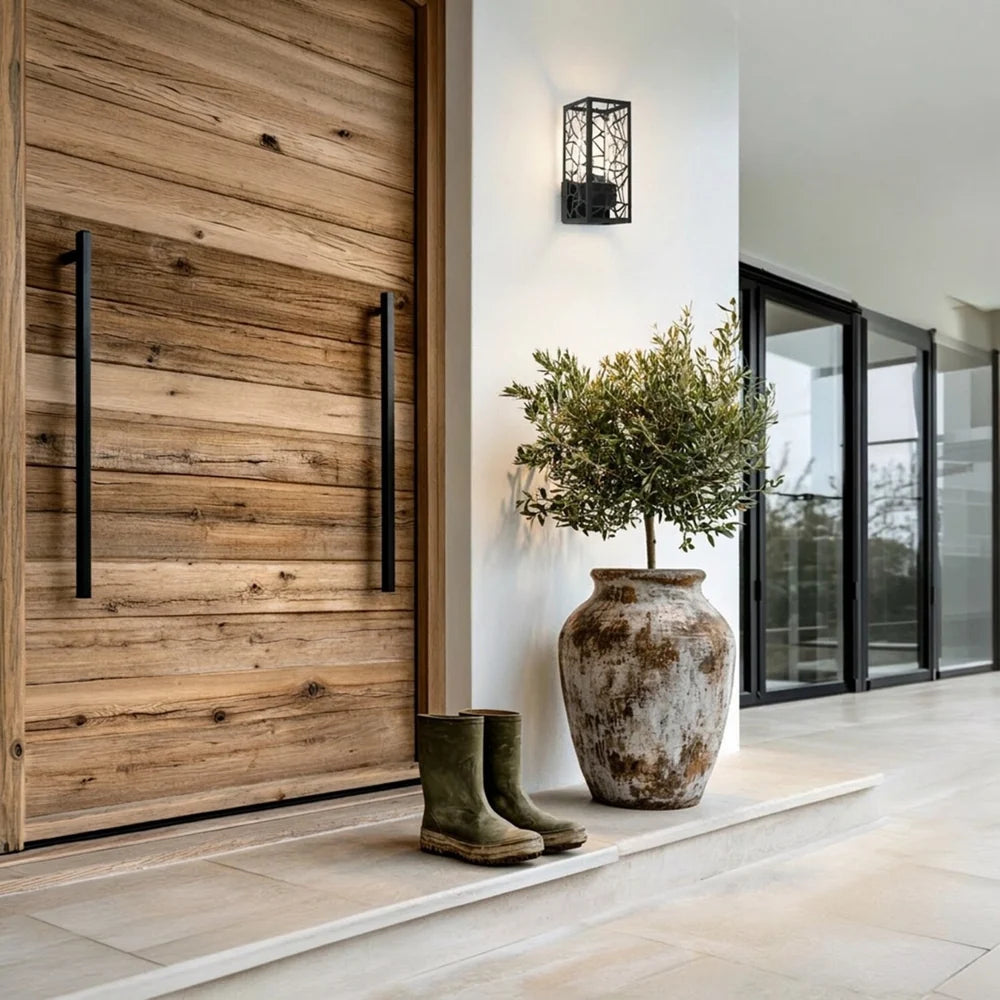Silas Black Outdoor Wall Light