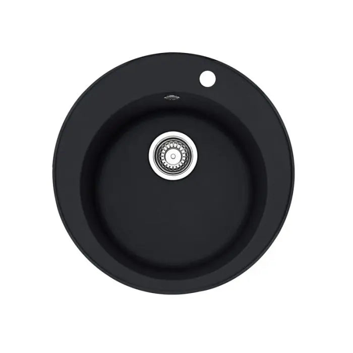 Franke Ronda Fragranite Prep Bowl with Tap Hole Onyx 400mm, ROG610-41