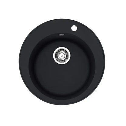 Franke Ronda Fragranite Prep Bowl with Tap Hole Onyx 400mm, ROG610-41