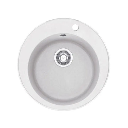 Franke Ronda Fragranite Prep Bowl with Tap Hole Polar White 400mm ROG610-41