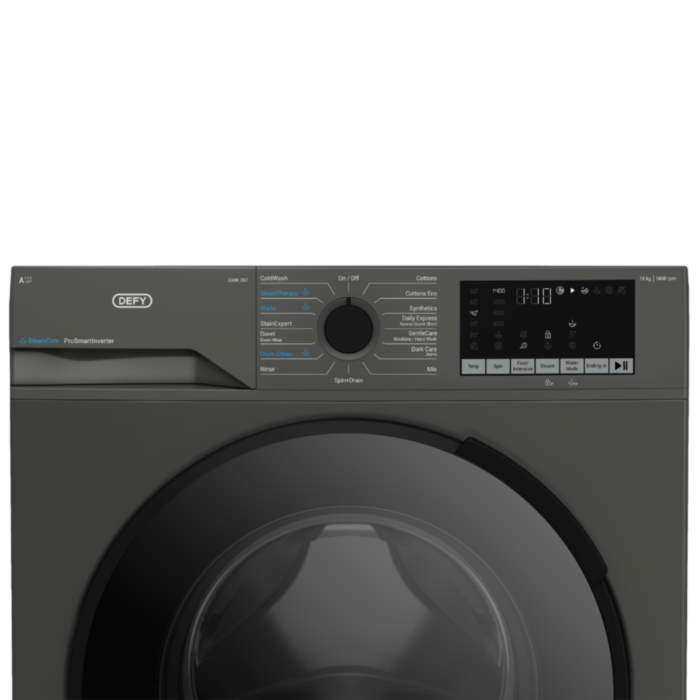 Defy 10kg Manhatten Grey Front Loader Washing Machine - DAW397