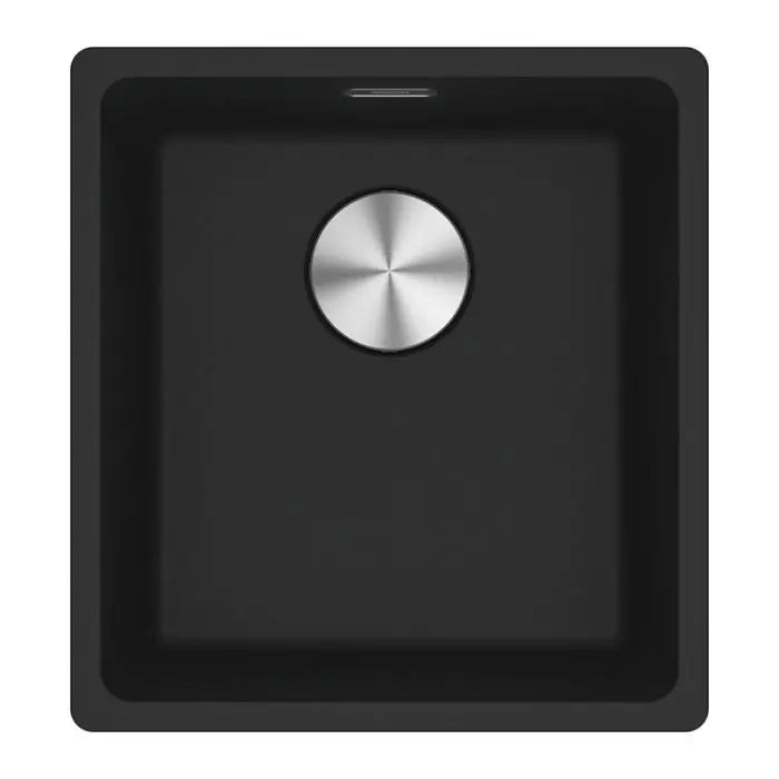 Franke Maris Fragranite Inset Matt Black Prep Bowl sink 410mm x 440mm MRG610-37
