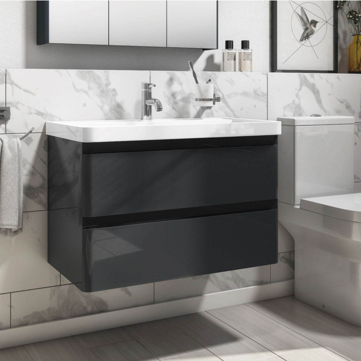 Dfine Black Vanity 800
