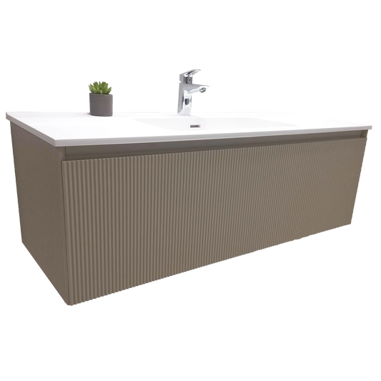 Ultima Matt Dobbin Vanity 1200 White Basin Marble