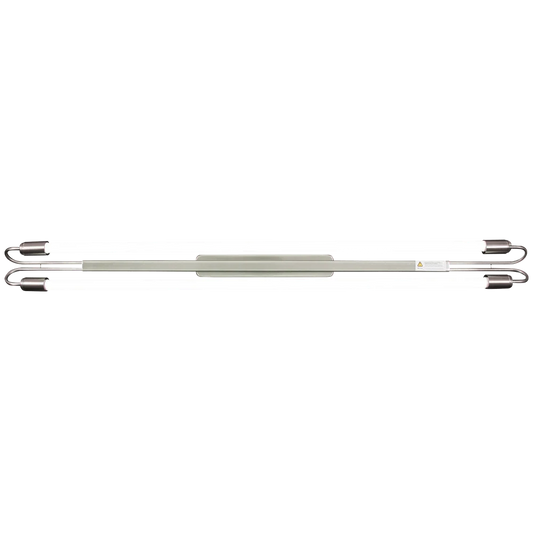 4FT Satin Nickel LED Linear Excluding 2 x 18W T8 LED Globes