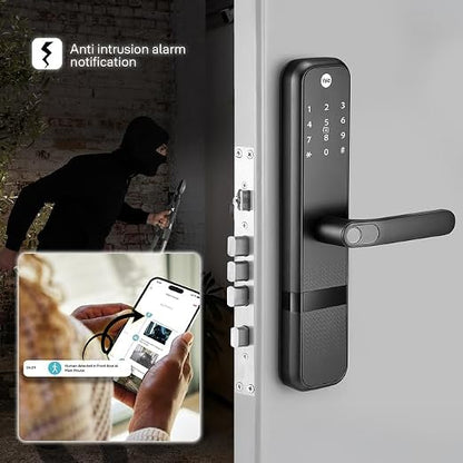 Yale Zuri Smart Biometric Door Lock – Bluetooth, Fingerprint, PIN, RFID & Key Access