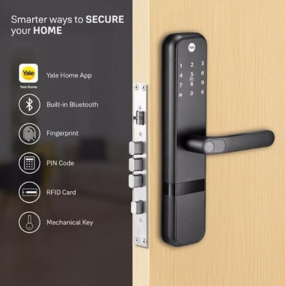 Yale Zuri Smart Biometric Door Lock – Bluetooth, Fingerprint, PIN, RFID & Key Access