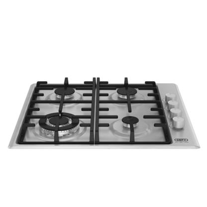 Defy Slimline Gas Hob Side Control (Stainless Steel) - DHG602