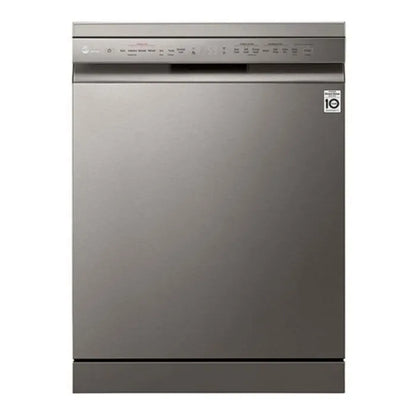 LG 14Pl Platinum Silver QuadWash™ Steam Dishwasher - DFB425FP