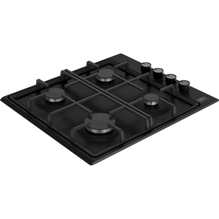 Defy 60cm Black Gas Hob - DHG132