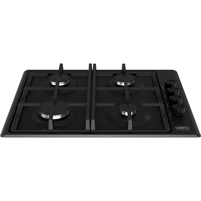 Defy 60cm Black Gas Hob - DHG132