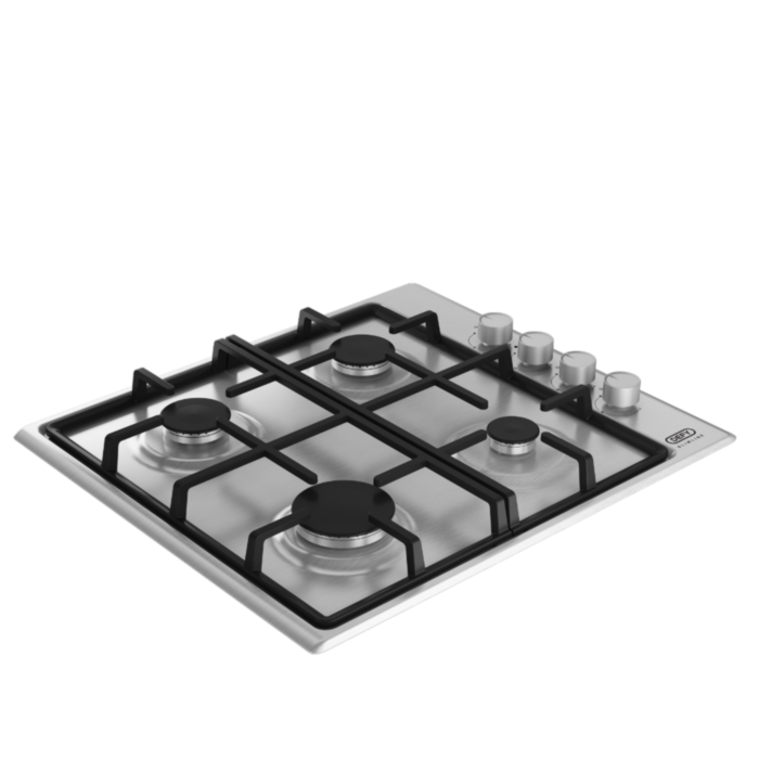 Defy Slimline Gas Hob Side Control Stainless Steel - DHG133