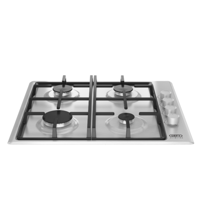 Defy Slimline Gas Hob Side Control Stainless Steel - DHG133