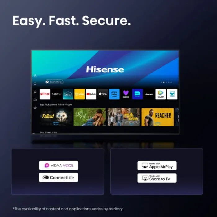 Hisense 100" 4K 144HZ QLED Gaming TV - 100Q7Q