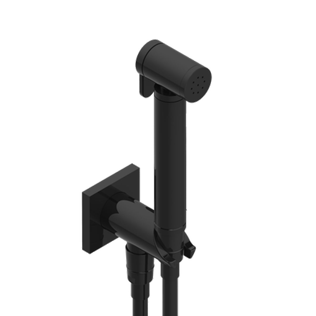 Gio Plumbing Gio Trigger Spray Set Rnd Matt Black
