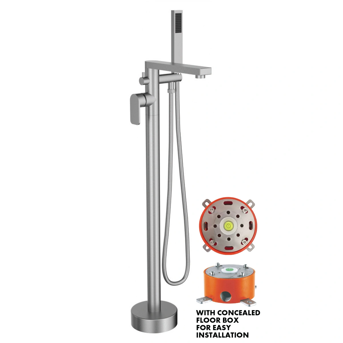 Aquatec F/s Bath Mixer Reflex Chrome