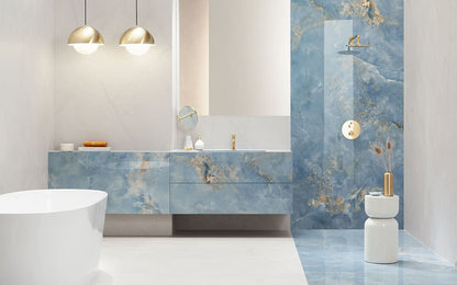Aquamarine Blue Polished Porcelain 1198x2748mm