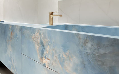 Aquamarine Blue Polished Porcelain 1198x2748mm
