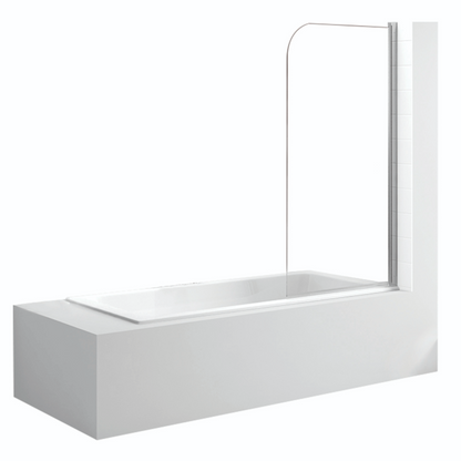 Aquatec Bath Screen Single 850-875 (6mm Glass)