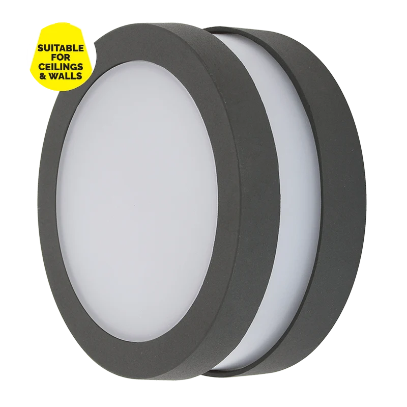 Athlone Charcoal LM6 Outdoor Foot Light