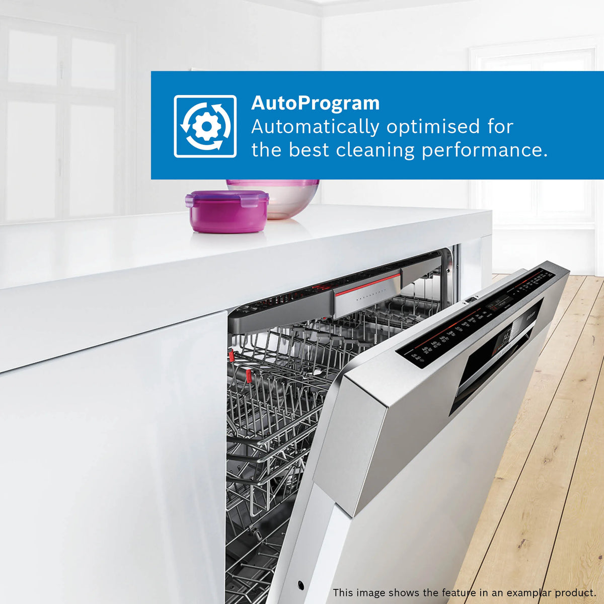 Bosch Series 8 Freestanding Dishwasher 60 cm Silver-inox - SMS8ECI02Z