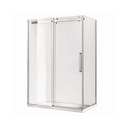 Signature Frameless Sliding 950x1250x8mm Chrome