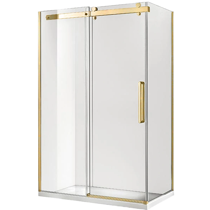 Signature Frameless Sliding 950x1250x8mm Br/gold