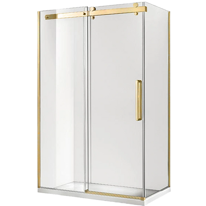 Signature Frameless Sliding 950x1250x8mm Br/gold
