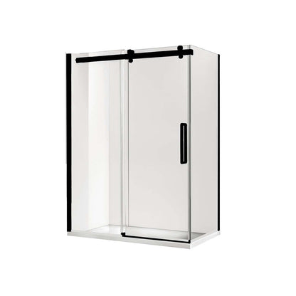 Signature Frameless Sliding 950x1250x8 Matt Black