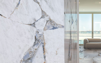 Bright Precious Polished Bookmatch 1200x2800mm