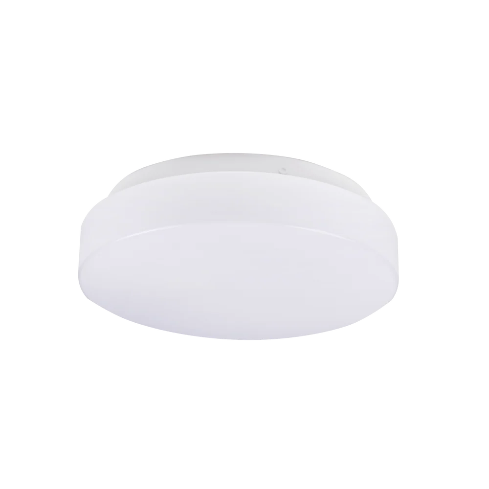 Brie 22cm White Plastic Ceiling Light