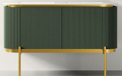 Mosaico Vero Crocky Vanity 1300mm Jade Green