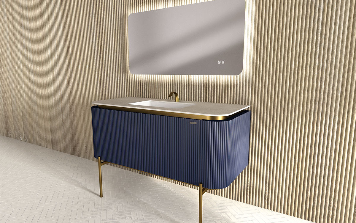 Mosaico Vero Crocky Vanity 1300mm Star Night Blue