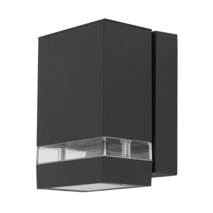 Cuba Charcoal Down Facing Outdoor Wall Light
