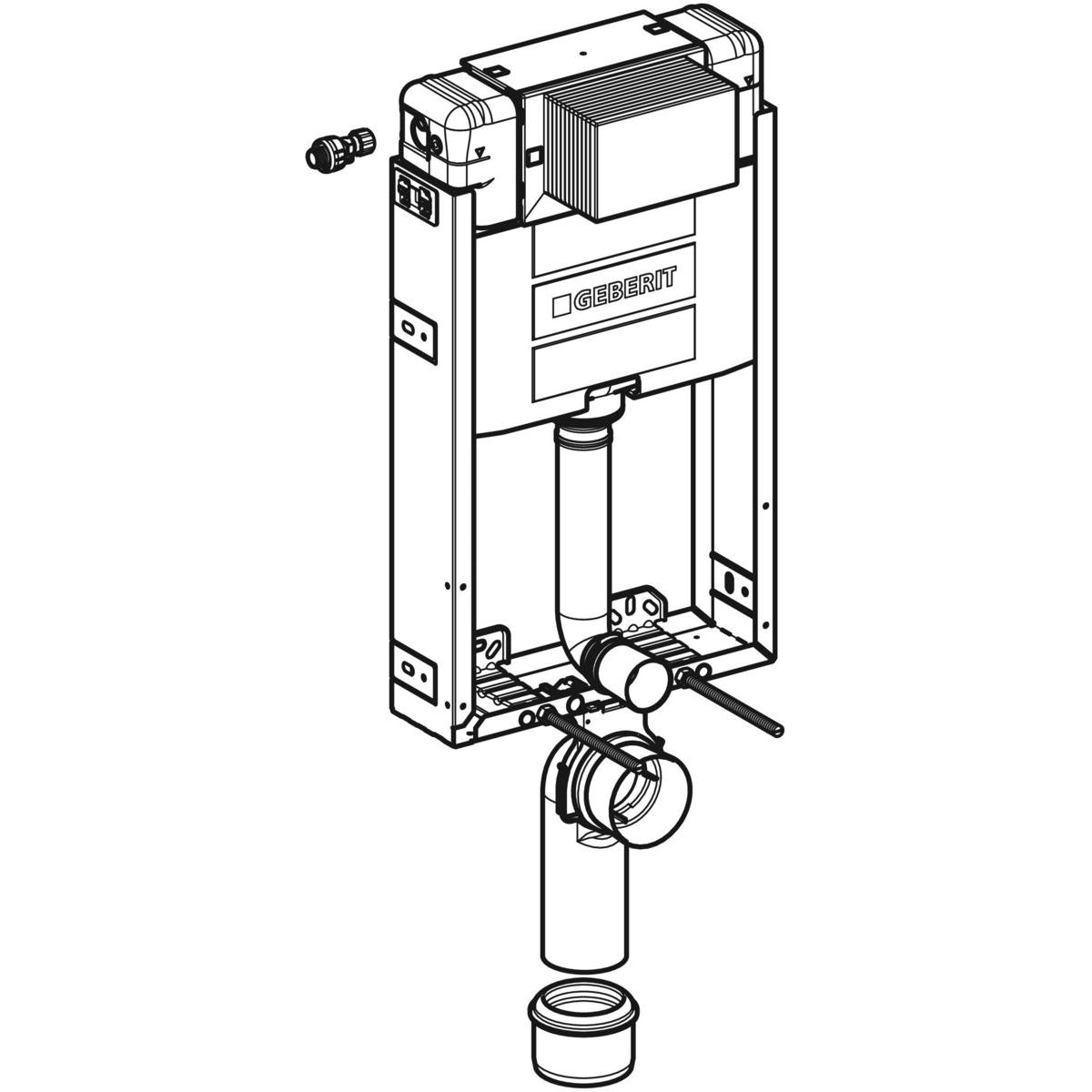 Geberit Cistern Wall Hung Alpha 12cm (110.238.00.2)