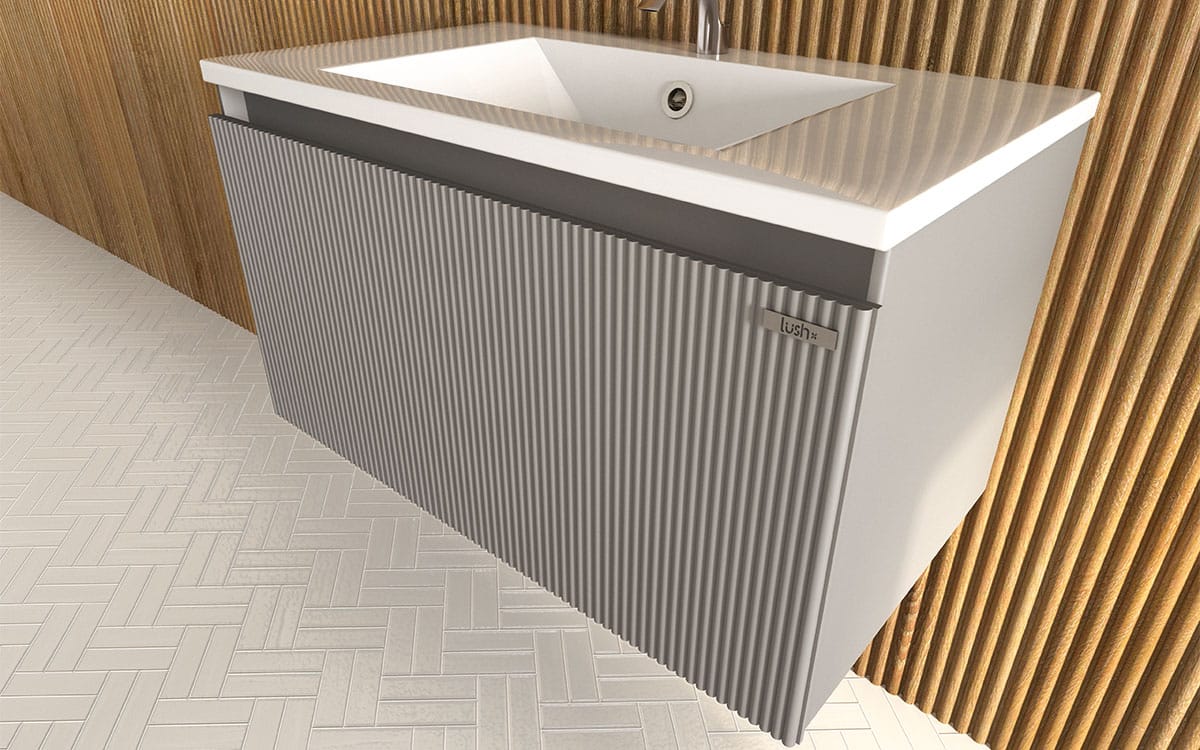 Mosaico Vero Delicious Vanity 800mm Grey