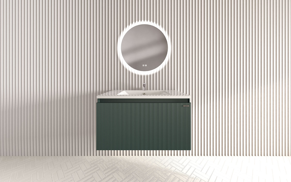 Mosaico Vero Delicious Vanity 800mm Jade Green