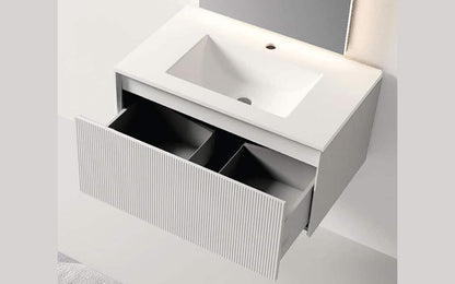 Mosaico Vero Delicious Vanity 800mm White