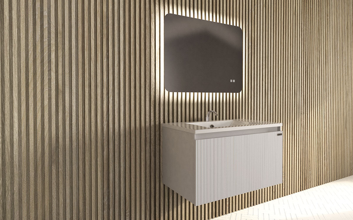 Mosaico Vero Delicious Vanity 800mm White